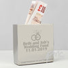 Personalised Rings Square Money Box