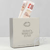 Personalised Lips Square Money Box