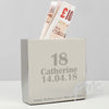 Personalised Age Square Money Box