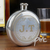 Personalised Monogram Round Hip Flask