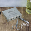 Personalised Moustache Manicure Set