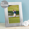 Personalised Silver Golf 6x4 Photo Frame
