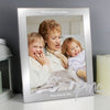 Personalised Any Message Silver 8x10 Photo Frame