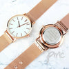 Personalised Ladies Rose Gold Tone Watch with Presentation Box