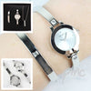 Personalised Ladies Watch Set: Engraved Watch, Bracelet and Necklace in Gift Box