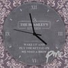 Personalised Kitchen Slate Clock