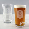 Personalised Keep Calm Pint Glass