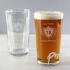 Personalised Age Crest Pint Glass