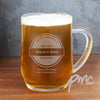 Personalised Established Beer Label Tankard