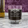 Personalised Diamond Tumbler Bubble Glass