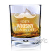 Personalised Moustache Tumbler Bubble Glass