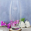 Personalised 60 Years Bullet Vase
