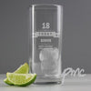 Personalised Birthday Star Hi Ball Glass