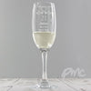 Personalised Birthday Craft Flute Glass