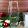 Personalised Christmas Bullet Vase