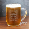 Personalised Vintage Typography Tankard