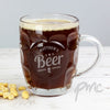 Personalised Beer Label Dimple Tankard Pint Glass