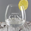Personalised Gin Glass