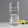 Personalised Gincident Hi Ball Glass