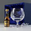 Personalised Cut Crystal & Brandy Gift Set