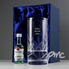 Personalised Cut Crystal Bacardi Set