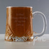 Personalised Half Pint Cut Crystal Tankard
