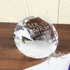 Personalised Mr & Mrs Diamond Paperweight