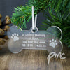 Personalised Acrylic Dog Bone Decoration