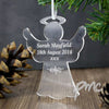 Personalised Acrylic Angel Decoration