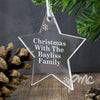 Personalised Acrylic Star Decoration