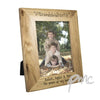 Personalised 5x7 Grandchildren Wooden Photo Frame