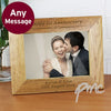 Personalised 7x5 Formal Wooden Photo Frame