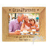 Personalised 7x5 Grandparents Wooden Photo Frame