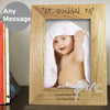 Personalised 5x7 Grandchild Wooden Photo Frame