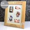 Personalised 8x10 Great Grandchildren Wooden Photo Frame