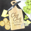 Personalised 'Chop Chop' Large Paddle Chopping Board