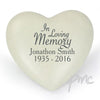 Personalised In Loving Memory Heart Memorial