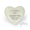 Personalised Floating Hearts Heart Memorial