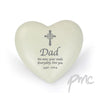 Personalised Cross Heart Memorial