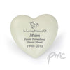 Personalised Dove Heart Memorial