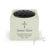 Personalised Cross Memorial Vase