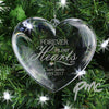 Personalised Forever in Our Hearts Acrylic Heart Decoration