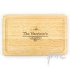 Personalised Decorative Swirl Large Chopping Board