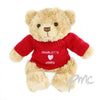 Personalised Love Heart Jumper Message Bear