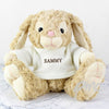 Personalised Name Only Bunny - Brown Embroidery