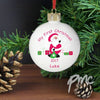Personalised Santa with Presents Bauble
