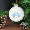Personalised Little Monkey in Car Bauble