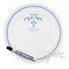 Personalised Cross It's a Boy Message Plate