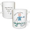 Personalised Worlds Best Cricketer Mug