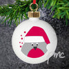 Personalised Robin Bauble